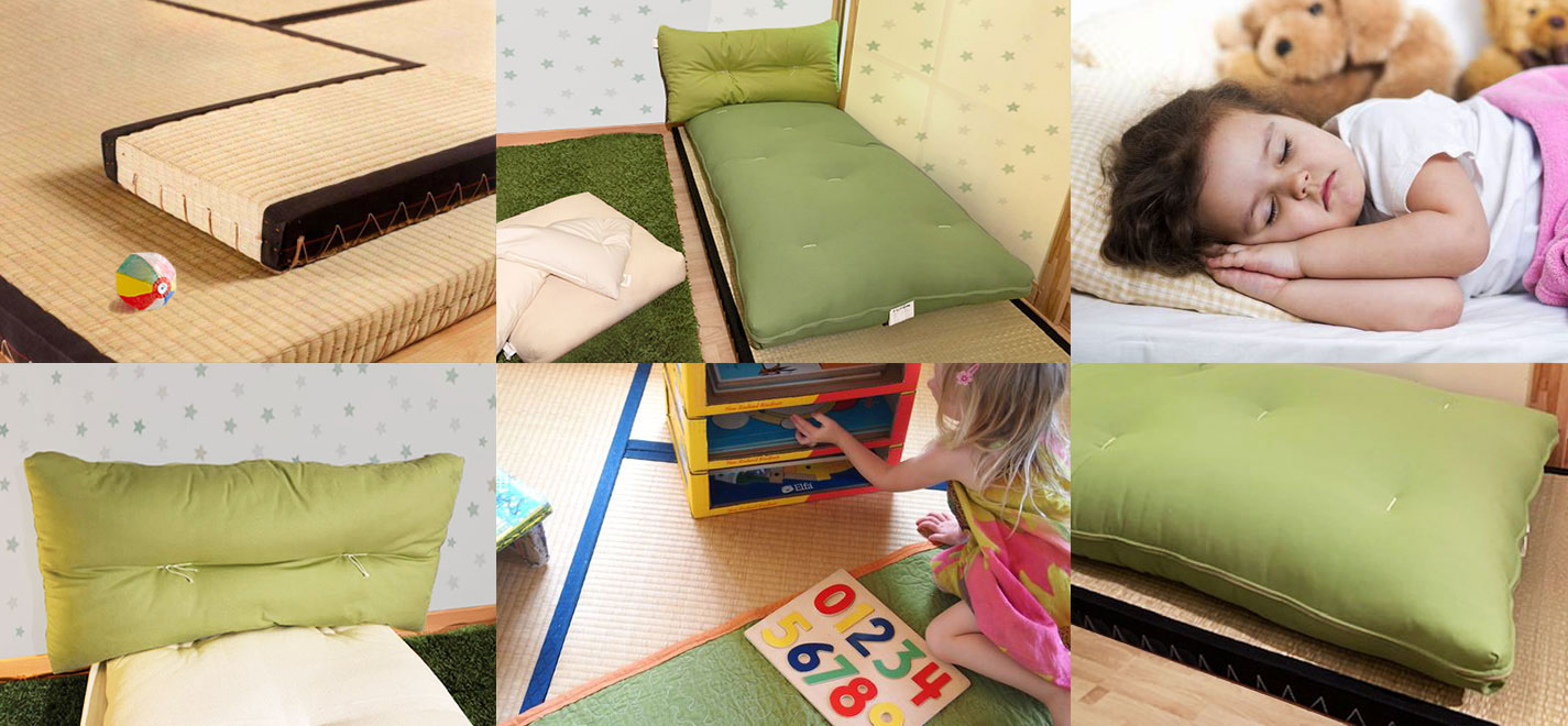 Letto Montessori con Futon e Tatami per bambini - Ekobed